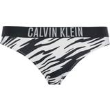Dame - Zebra Bikinitrusser Calvin Klein Bikini Bottoms Intense Power BLACK