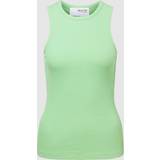Selected Dame Toppe Selected Fanna Tank Top, Absinthe Green
