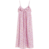 H&M Kjoler H&M Sleeveless V Dress - Light Purple/Floral