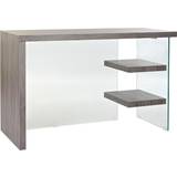 Transparent Skrivebord Dkd Home Decor Krystal MDF Hærdet Skrivebord