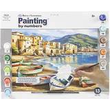 Royal & Langnickel Pensler Royal & Langnickel Paint by number kit 15.375"x11.25"-spiaggia della citta -pal-46