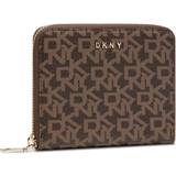 DKNY Bryant-Sm Zip Around Bi-Fold Wallet, Mocha/Caramel, Einheitsgröße