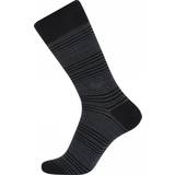 Elastan/Lycra/Spandex - Stribede Strømper JBS Patterned Socks - Grey/Black