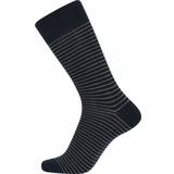 Elastan/Lycra/Spandex - Stribede Undertøj JBS Patterned Socks - Black/Skin