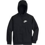 Drenge - Vindjakker Børnetøj Nike Boy's Sportswear Windrunner - Black/White (850443-011)