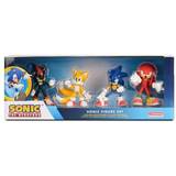 Sonic Actionfigurer Sonic Sæt med tal 8 cm 4 Dele