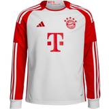 Bundesliga T-shirts adidas Bayern München Hjemmebanetrøje 2023/24 Børn Lange Ærmer