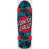 Santa Cruz Cruisers Santa Cruz Distress Shaped 9.7" Skateboard Uni black/blue