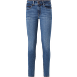 Levi's Dame - Normal talje Jeans Levi's 711 Skinny Jeans with Double Button Closure - Blue Wave Mid