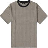 Balmain Sort Overdele Balmain Mini monogrammed jacquard t-shirt
