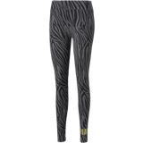 Elastan/Lycra/Spandex - Zebra Bukser & Shorts Puma Women's Essentials+ Tiger Leggings - Black