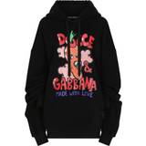 Dolce & Gabbana Dame - Hoodies Sweatere Dolce & Gabbana Printed Sweatshirt - Nero
