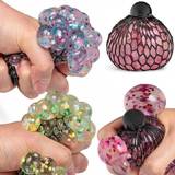 TOBAR Fidgetlegetøj TOBAR confetti squishy mesh ball stress