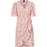 Genanvendt materiale - Pink Kjoler Vero Moda Slå-om Kjole