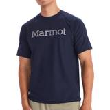 Marmot Blå Overdele Marmot Men's Windridge Graphic Short Sleeve, XL, Arctic Navy