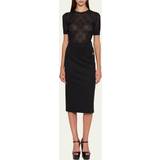 48 - Dame - Polyamid Nederdele Dolce & Gabbana Pencil jersey midi skirt black