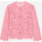 48 - Pink - Uld Overdele Dolce & Gabbana Single-breasted lace jacket