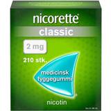 Nikotintyggegummi - Tyggegummi Håndkøbsmedicin Nicorette 2mg 210 stk Tyggegummi