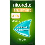 Nicorette fruitmint 2 mg Nicorette Fruitmint 2mg 30 stk Tyggegummi