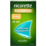 Nicorette tyggegummi fruitmint 4 mg Nicorette Fruitmint 4mg 30 stk Tyggegummi