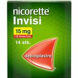 Nicorette Nikotinplaster Håndkøbsmedicin Invisi Depotplaster 15mg 14 stk Plaster