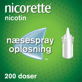 Nicorette Næsespray Håndkøbsmedicin Nicorette Nicotin 0.5mg 200 doser Næsespray
