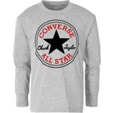 Converse T-shirts Converse Younger Chuck Patch Long Sleeve T-shirt - Grey