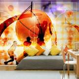 Selvklæbende tapet Artgeist Selvklæbende fototapet Basketball 245 x 175 cm