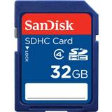 SDHC Hukommelseskort & USB Stik SanDisk SDHC Class 4 4/4MBps 32GB