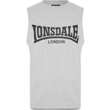 Lonsdale Grå Tøj Lonsdale Essentials Tank Vest - Grey Marl