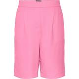 Dame - Plisseret Shorts Pieces Pctally Shorts - Begonia Pink