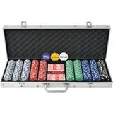 Poker spil vidaXL Poker Set with 500 Chips