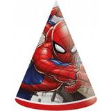Festhatte Spiderman Party Hats Crime Fighter 6-pack