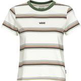 Dame - Grøn - Jersey T-shirts & Toppe Vans Line Driven Mini Tee - Marshmallow/Duck Green