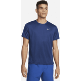 Nike Herre - L - Udendørsjakker T-shirts Nike Løbe T-Shirt Dri-FIT UV Miller Navy/Blå/Sølv