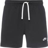 Nike Club Fleece Men's French Terry Flow Shorts - Black/White