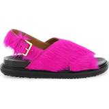 Marni Pink Sko Marni Pink Fussbett Sandals 00C57 Fuchsia IT