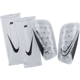 Hvid Benbeskyttere Nike Mercurial Lite - White/White/Black