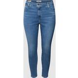 Levi's 52 Bukser & Shorts Levi's 720 High Rise Super Skinny Jeans Plus Size Blue
