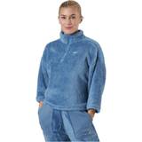 Reebok Dame T-shirts & Toppe Reebok Myt Cozy Pack Coverup Blusla, Female, Tøj, Skjorter, Træning, blå