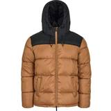Knowledge Cotton Apparel Overtøj Knowledge Cotton Apparel Men's Thermore Puffer Blocked Jacket Thermoactive XL, Brown Sugar