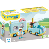 Playmobil Legetøj Playmobil 1.2.3: Skør Donut Truck med stable- og sorteringsfunktion 71325