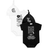 Burberry Kids Baby set of cotton-blend bodysuit and beanies multicoloured