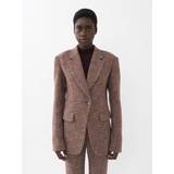 Chloé Halterneck Tøj Chloé Tailored jacket Multicolor 100% Wool, Horn Bubalus Bubalis, Farmed, COO India
