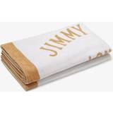 Håndklæder Jimmy Choo S105A Latte/natural Logo-print Bath Towel Brown