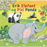 Dekorationsfigurer Erik Elefant og Pixi Panda Dekorationsfigur