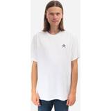 Converse Hvid Overdele Converse Star Embroidered Star Chevron T-Shirt White