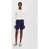 See by Chloé Oversized Tøj See by Chloé Cuffed Bermuda shorts Blue 52% Cotton, 31% Polyester, 13% Viscose, 4% Elastane