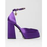 Versace Heeled Sandals Woman colour Violet