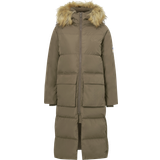 Svea Frakker Svea Dunfrakke W. Loose Fur Hood Coat Brun